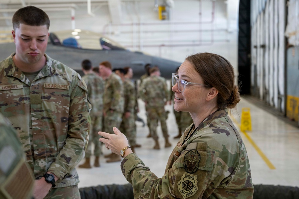 U.S. Air Force Academy Preparatory School tour of the 140th Wing