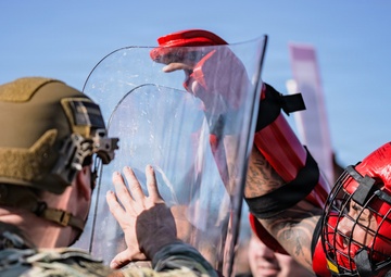 325th SFS, CES responds to simulated protest during Noble Panther 26-4