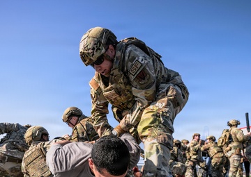 325th SFS, CES responds to simulated protest during Noble Panther 26-4