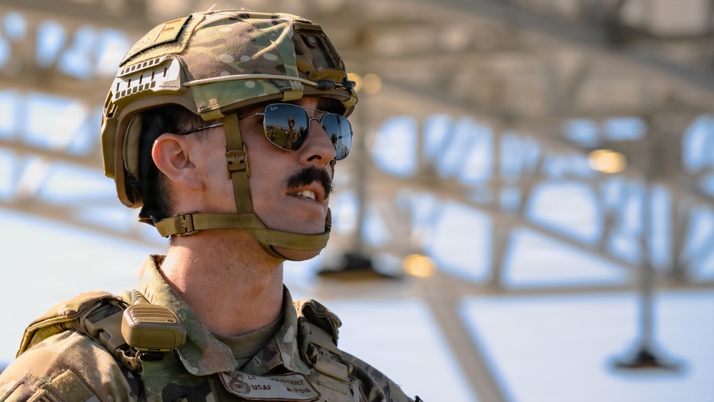 325th SFS, CES responds to simulated protest during Noble Panther 26-4