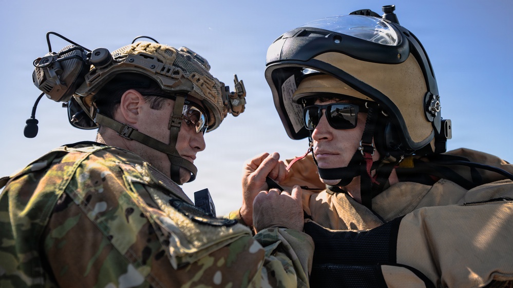 325th SFS, CES responds to simulated protest during Noble Panther 26-4