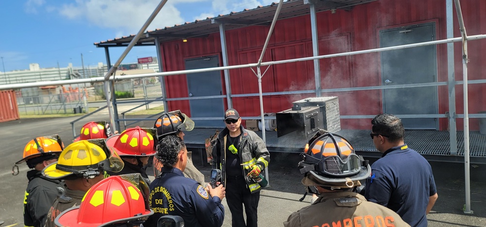 Army and Community Firefighters Train Together to Save Lives
