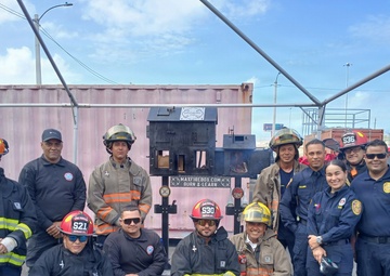 Army and Community Firefighters Train Together to Save Lives