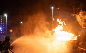 BM26: Firefighters respond to simulated aircraft emergency