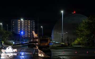 BM26: Firefighters respond to simulated aircraft emergency