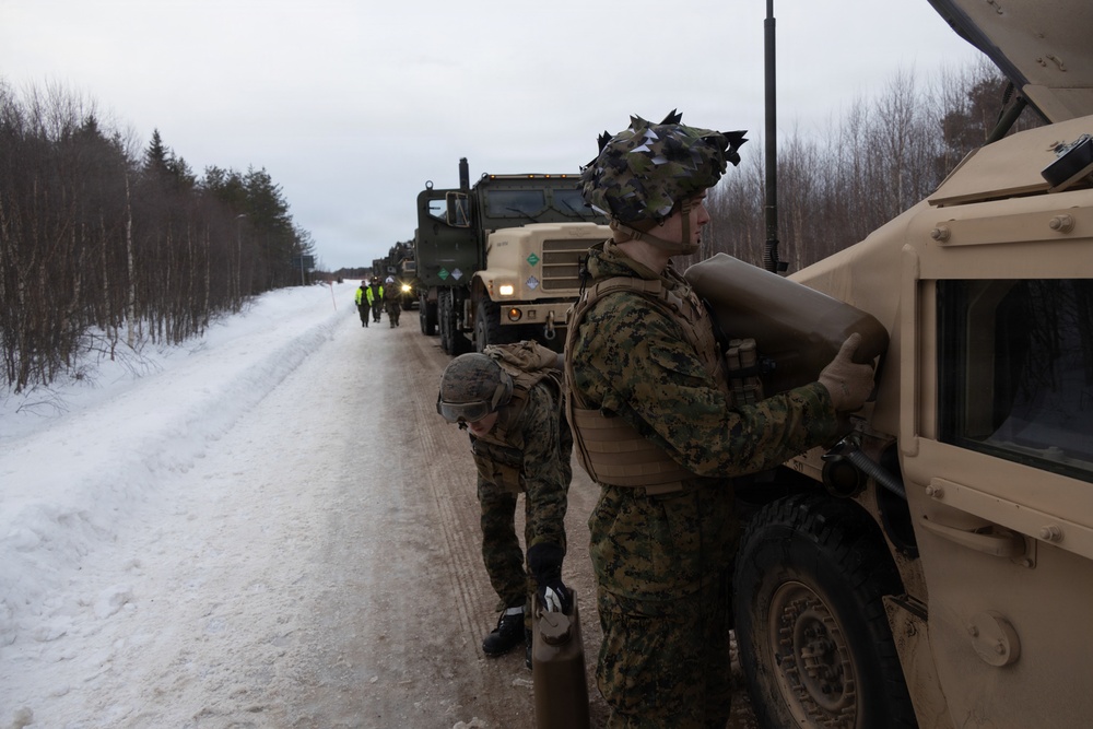 CORE 26 | Logistics Marines Complete Historic Cross-Border Convoy into Finland