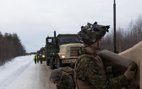 CORE 26 | Logistics Marines Complete Historic Cross-Border Convoy into Finland