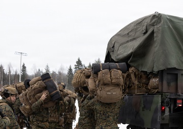 CORE 26 | Logistics Marines transport Infantry Marines during Arctic exercise