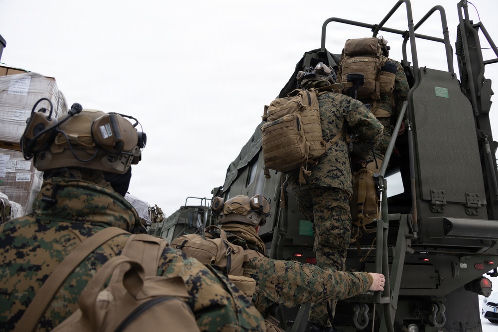 CORE 26 | Logistics Marines transport Infantry Marines during Arctic exercise