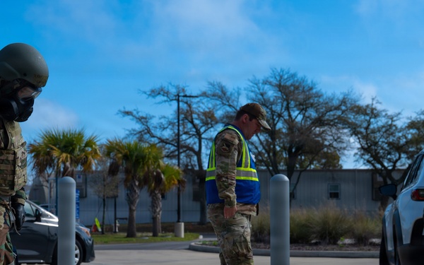 Tyndall Air Force Base personnel takes part of Noble Panther 26-4 PAR sweep exercise