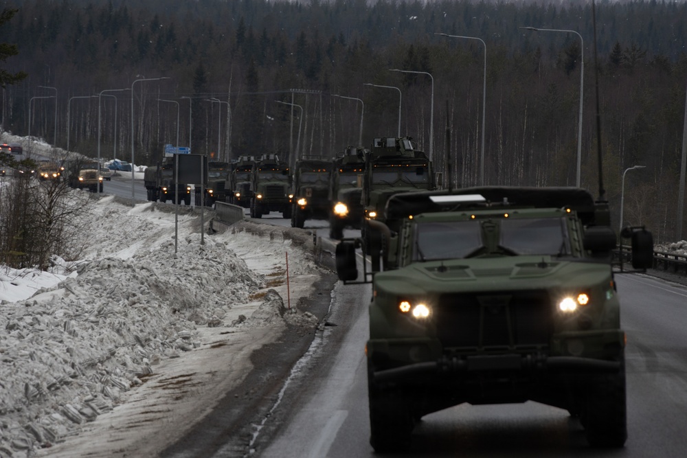 CORE 26 | Logistics Marines transport Infantry Marines during Arctic exercise