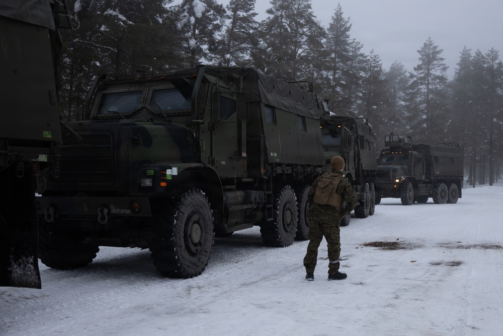CORE 26 | Logistics Marines transport Infantry Marines during Arctic exercise