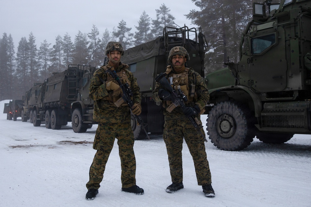 CORE 26 | Logistics Marines transport Infantry Marines during Arctic exercise