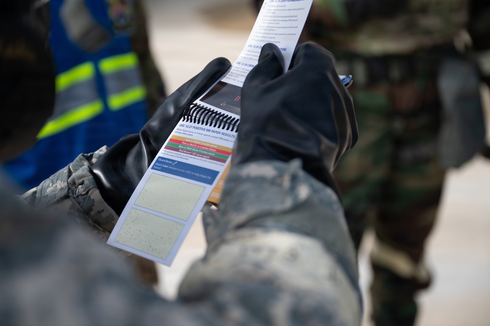 Tyndall Air Force Base personnel takes part of Noble Panther 26-4 sweep exercise