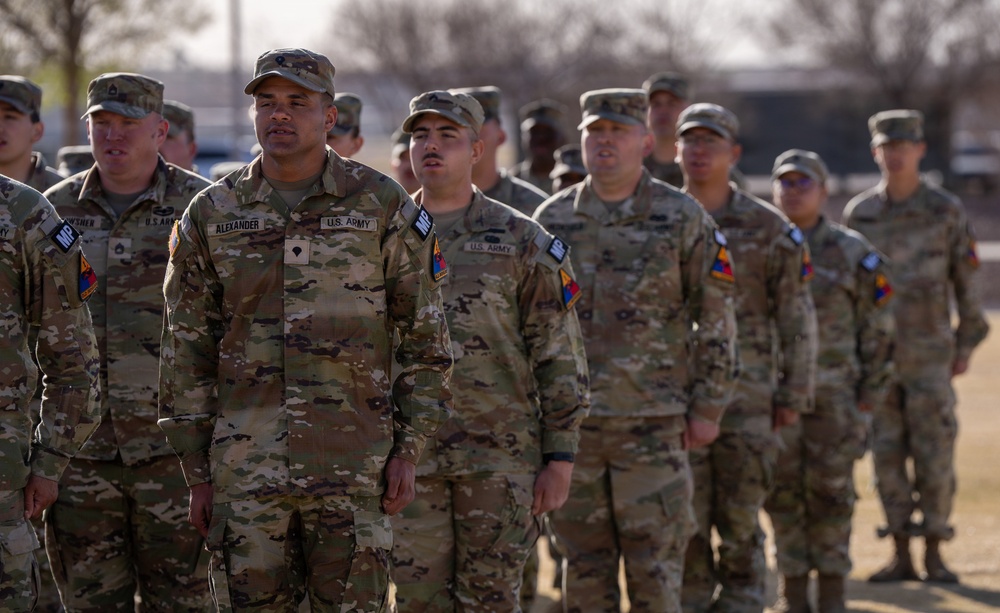 93d Military Police Battalion Patching Ceremony