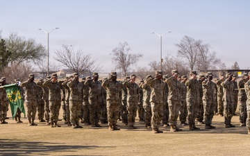 93d Military Police Battalion Patching Ceremoney