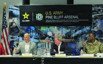 Sec Army Driscoll visits Pine Bluff Arsenal