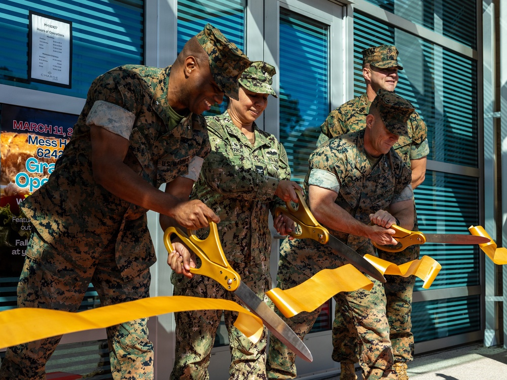MCB Camp Pendleton 62 Area Dining facility Ribbon-cutting Ceremony