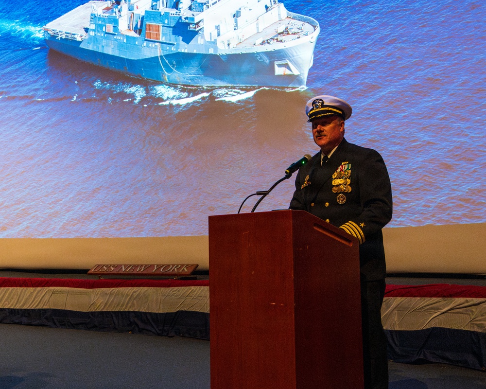 USS New York Change of Command Ceremony 2026