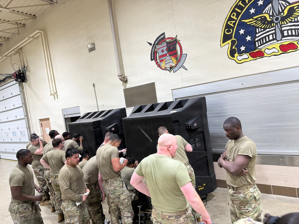 Soldiers assigned to the 1st Battalion, 178th Field Artillery Regiment conducted Oleoresin Capsicum (OC) spray certification training at Davison Army Airfield, Fort Belvoir, Feb. 22–27