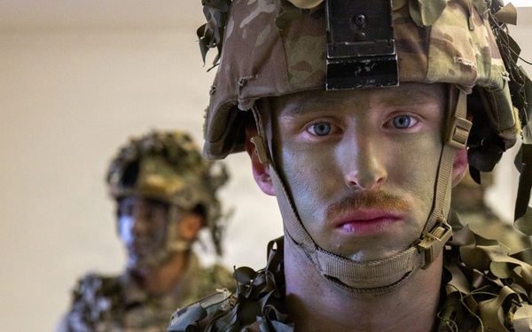 Utah National Guardsmen participate in Expert Badge testing lanes during 2026 Best Warrior Competition