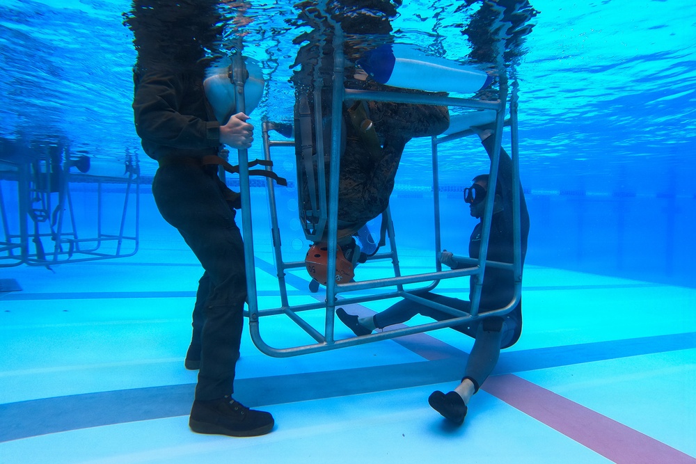 III Marine Expeditionary Force Support Battalion hosts underwater egress training