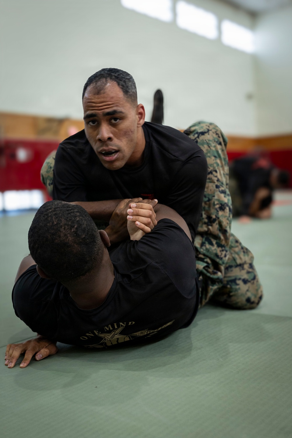 Marines participate in Marine Corps Martial Arts Program workshop