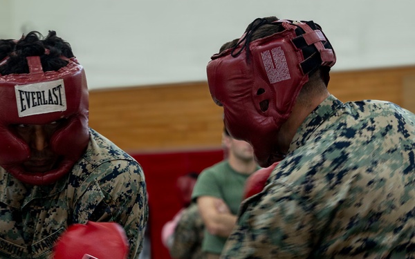 Marines participate in Marine Corps Martial Arts Program workshop
