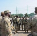 Soldiers receive mission brief during logistics support site training