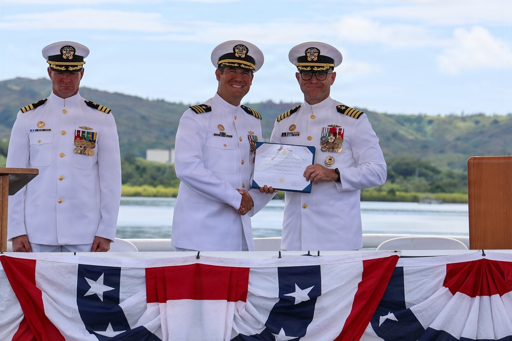 USS Jefferson City Holds Change of Command