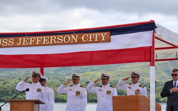 USS Jefferson City Holds Change of Command