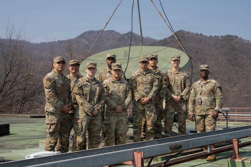 1st Signal Brigade Soldiers at Command Post Tango