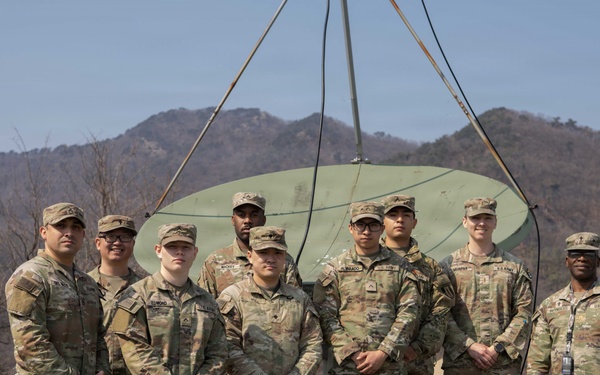 1st Signal Brigade Soldiers at Command Post Tango