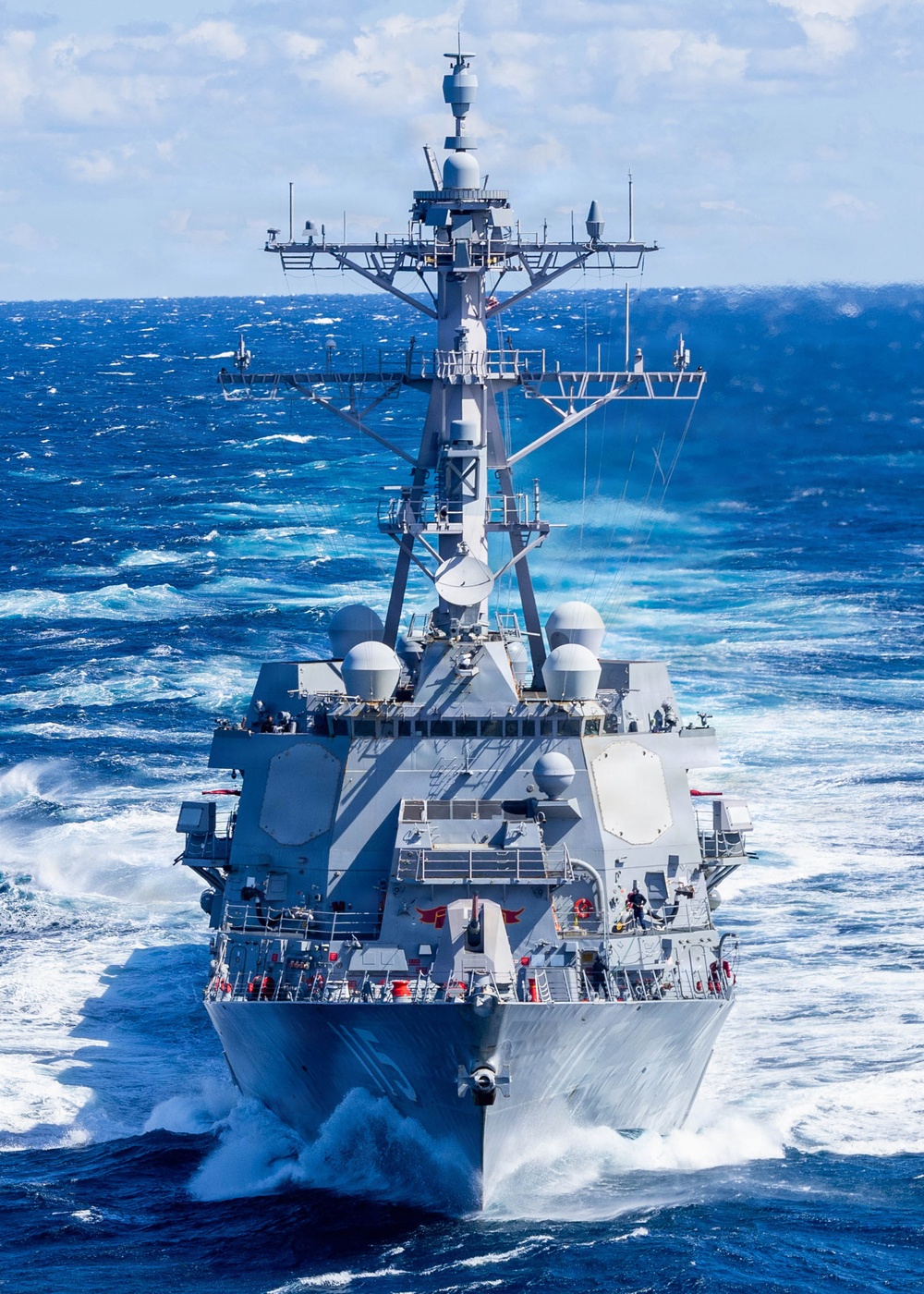 USS Rafael Peralta (DDG 115) Transits North Pacififc Ocean