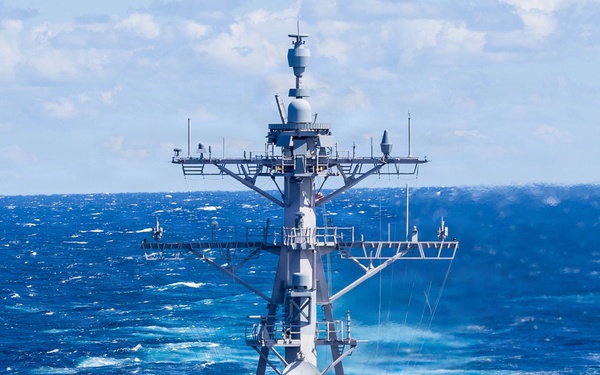 USS Rafael Peralta (DDG 115) Transits North Pacififc Ocean