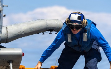 USS Rafael Peralta Flight Operations