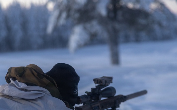 Recon Marines sharpen winter warfighting skills in Sweden