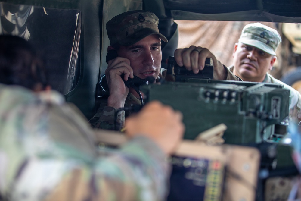 3-265 Air Defense Artillery Soldiers Conduct COMMEX at JRTC