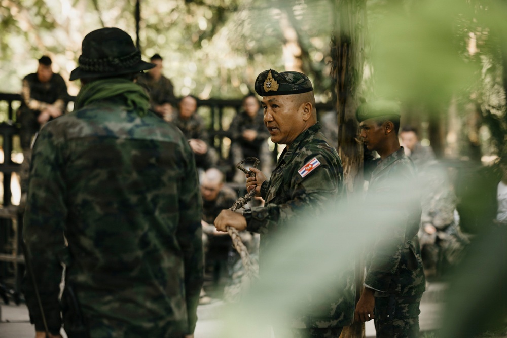 Task Force Ashland Marines Learn Jungle Survival Skills During Exercise Cobra Gold 26