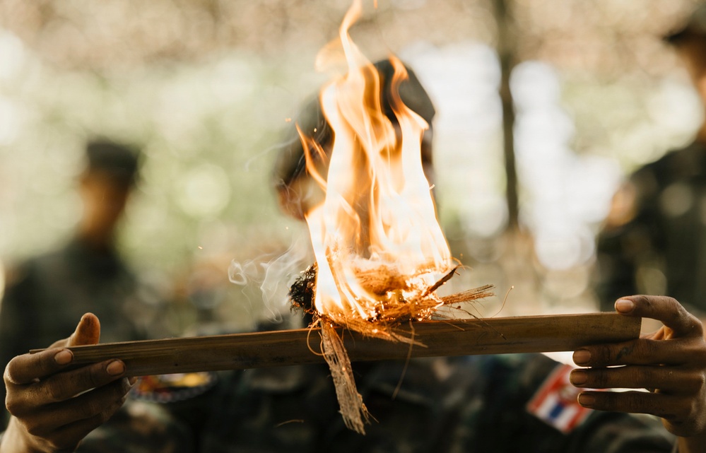 Task Force Ashland Marines Learn Jungle Survival Skills During Exercise Cobra Gold 26