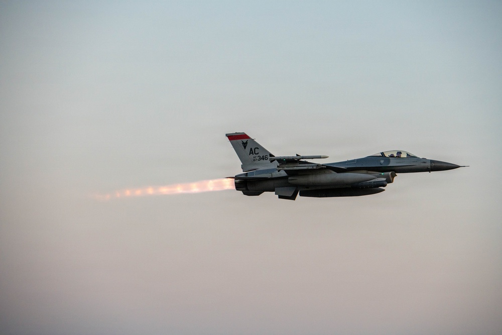 BM26: F-16C Fighting Falcons take off to Futenma for training