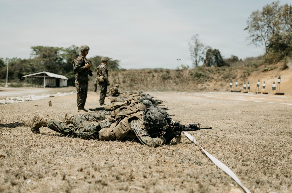 Task Force Ashland Marines Conduct Live Fire Range During Exercise Cobra Gold 26