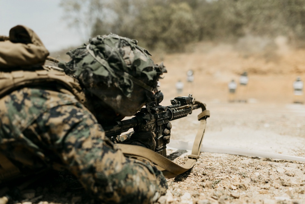 Task Force Ashland Marines Conduct Live Fire Range During Exercise Cobra Gold 26