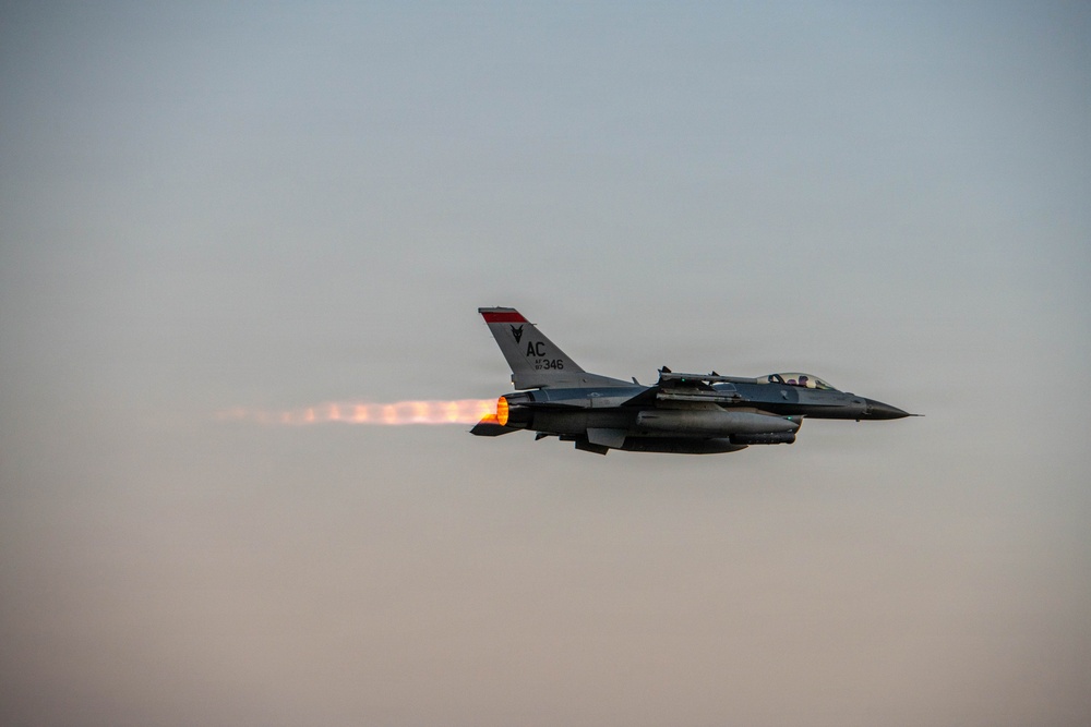 BM26: F-16C Fighting Falcons take off to Futenma for training