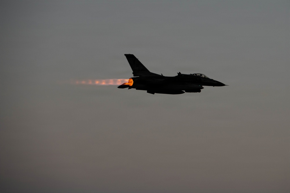 BM26: F-16C Fighting Falcons take off to Futenma for training