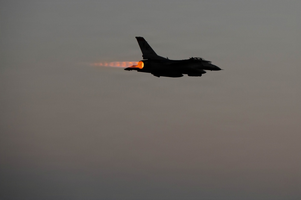 BM26: F-16C Fighting Falcons take off to Futenma for training