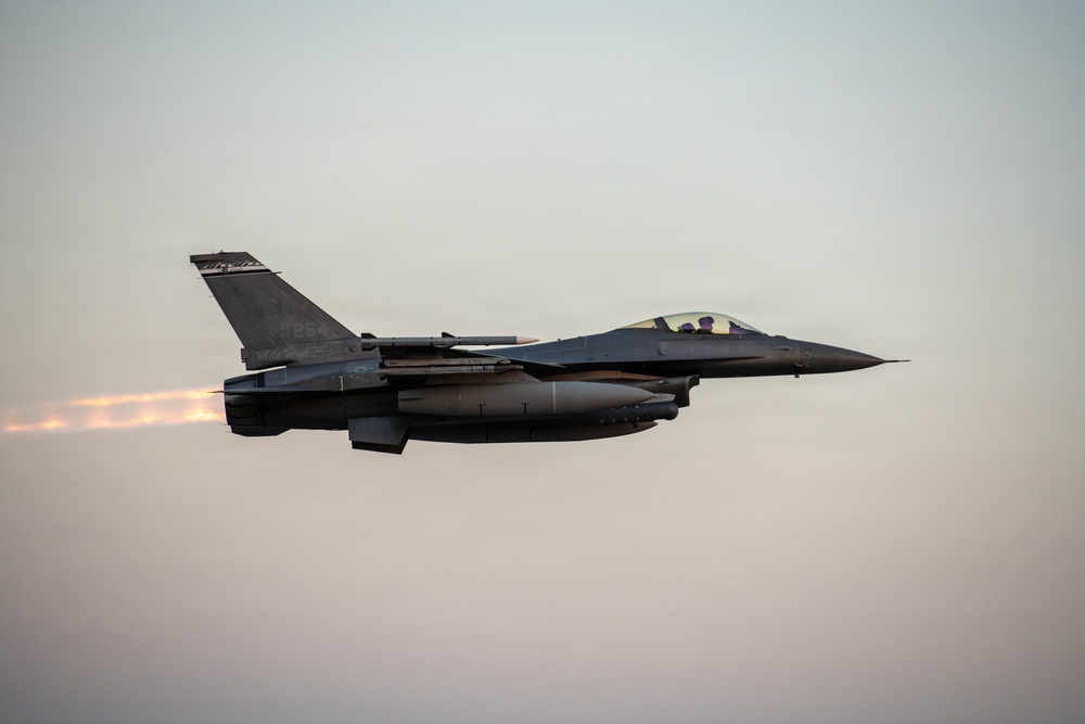 BM26: F-16C Fighting Falcons take off to Futenma for training