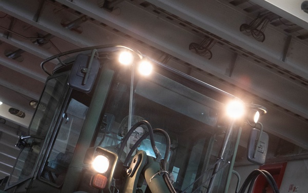 III MEF Load Equipment onto USNS Guam at MCAS Iwakuni