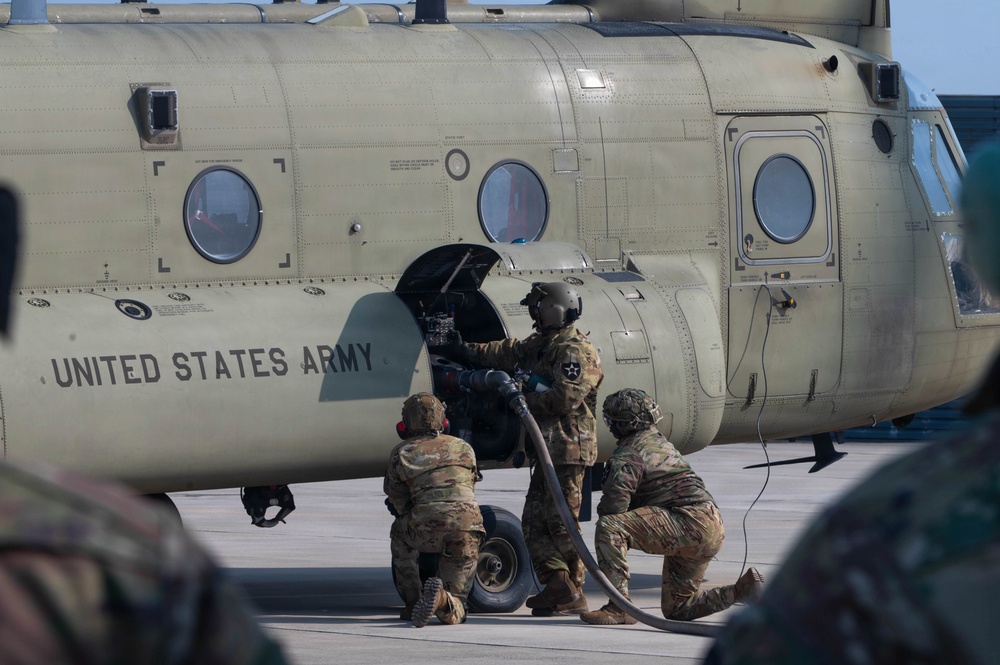 602nd Aviation Support Battalion establish FARPs for Talon Reach 2026