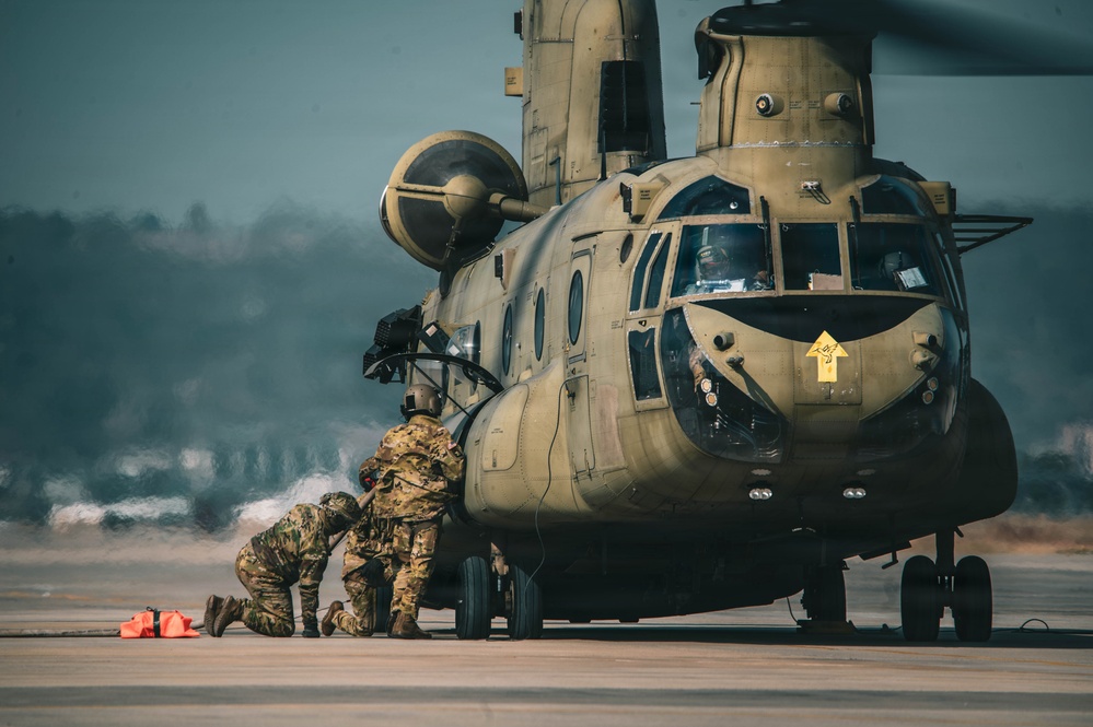 602nd Aviation Support Battalion establish FARPs for Talon Reach 2026